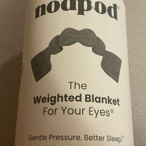 Nodpod Gray Weighted Eye Blanket
